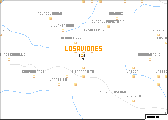 map of Los Aviones