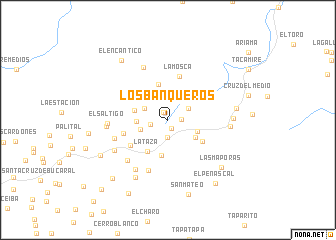map of Los Banqueros