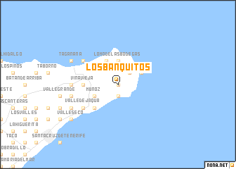 map of Los Banquitos