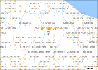 map of Los Bueyes