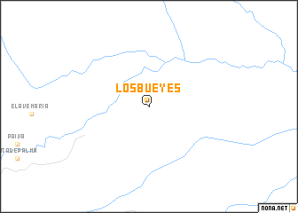 map of Los Bueyes