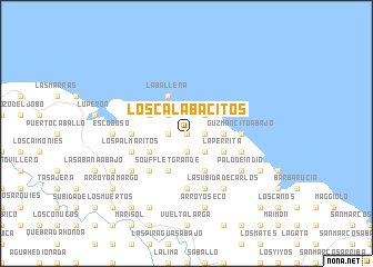 map of Los Calabacitos