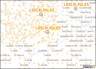 map of Los Calpules