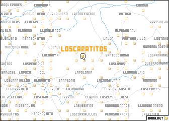 map of Los Caratitos