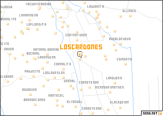 map of Los Cardones