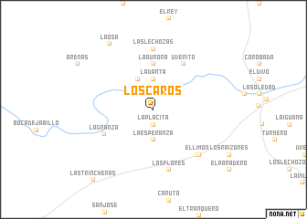 map of Los Caros