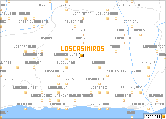 map of Los Casimiros