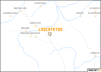 map of Los Catetos