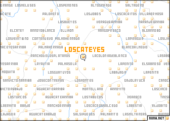 map of Los Cateyes