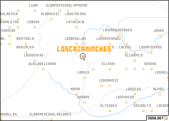 map of Los Cazaminches