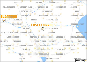 map of Los Celdranes