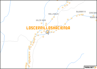 map of Los Cerrillos Hacienda