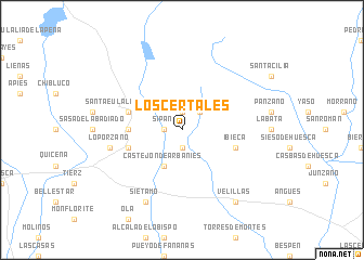 map of Loscertales