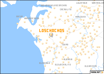 map of Los Chachos