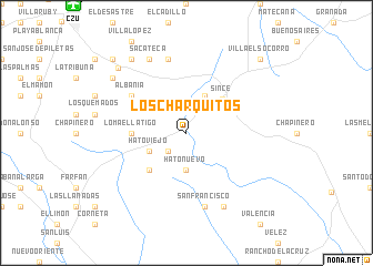 map of Los Charquitos