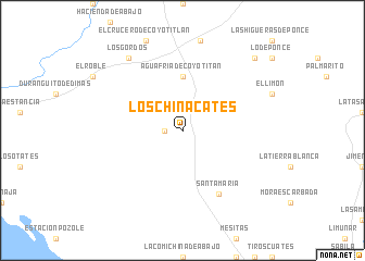 map of Los Chinacates