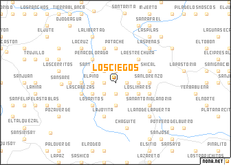map of Los Ciegos