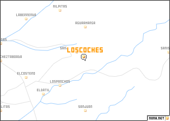 map of Los Coches