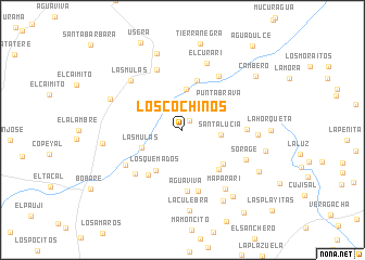 map of Los Cochinos