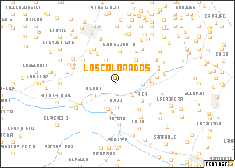 map of Los Colorados