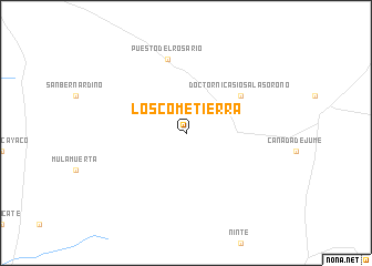 map of Los Cometierra