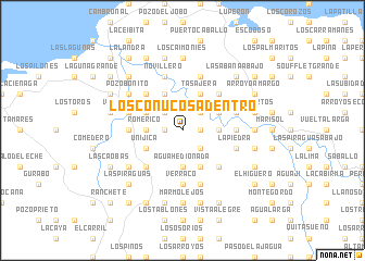 map of Los Conucos Adentro