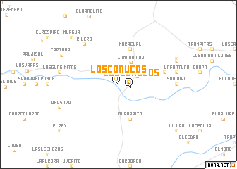 map of Los Conucos