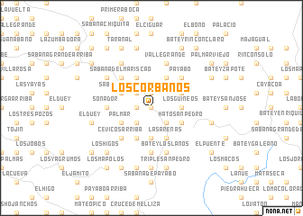 map of Los Córbanos