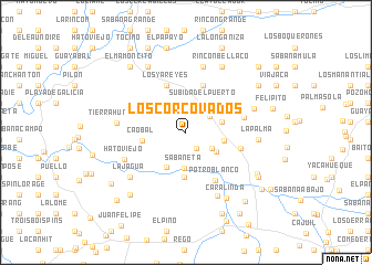 map of Los Corcovados