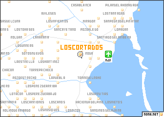 map of Los Cortados