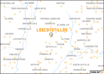 map of Los Coyotillos