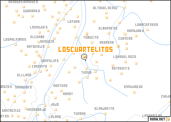 map of Los Cuartelitos