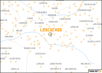 map of Los Cuchos