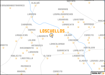 map of Los Cuellos