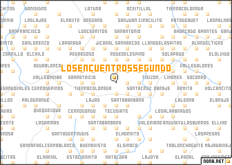 map of Los Encuentros Segundo