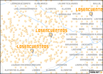 map of Los Encuentros