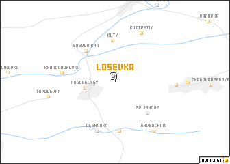 map of Losevka