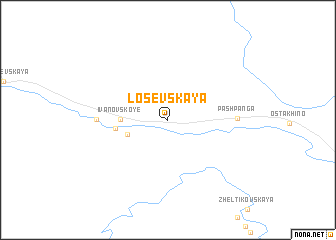 map of Losevskaya