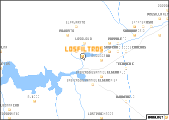 map of Los Filtros