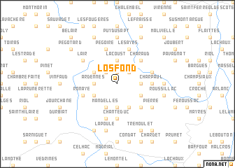 map of Losfond