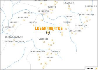 map of Los Garabatos