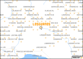 map of Los Guanos