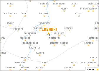 map of Loshaki