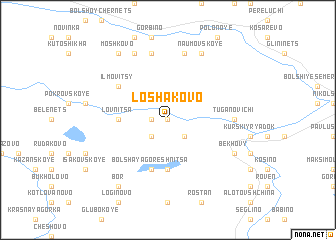 map of Loshakovo