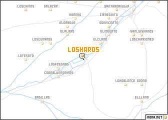 map of Los Haros