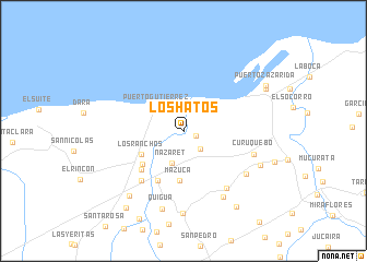 map of Los Hatos