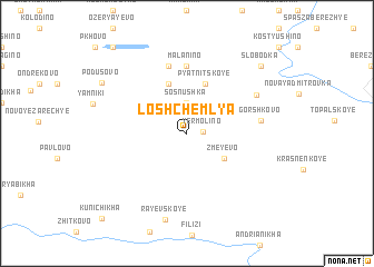 map of Loshchemlya