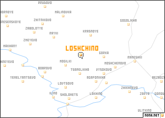map of Loshchino