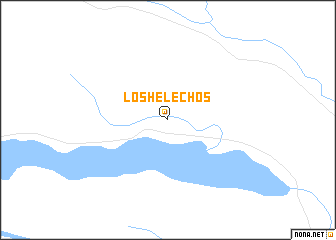 map of Los Helechos