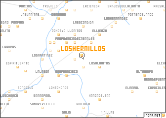 map of Los Hernillos